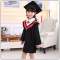 迪鲁奥(DILUAO)儿童演出服装中学生小学生博士服男女毕业礼服幼儿园学士服博士帽
