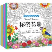 秘密花园 全套6册 6岁以上儿童版成人绘画减压解压涂鸦彩铅图书涂鸦书 手绘填充涂色