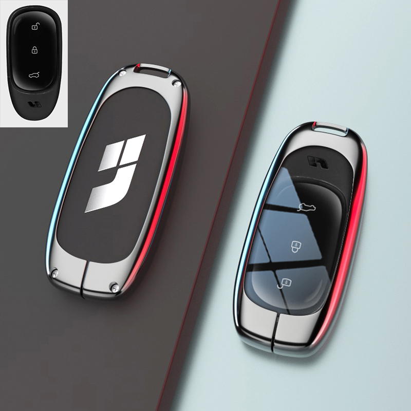 【补贴10%】理想l9钥匙套l8升级改装配件pro男l7理想one汽车用品女壳扣包 理想one锌合金黑色单壳