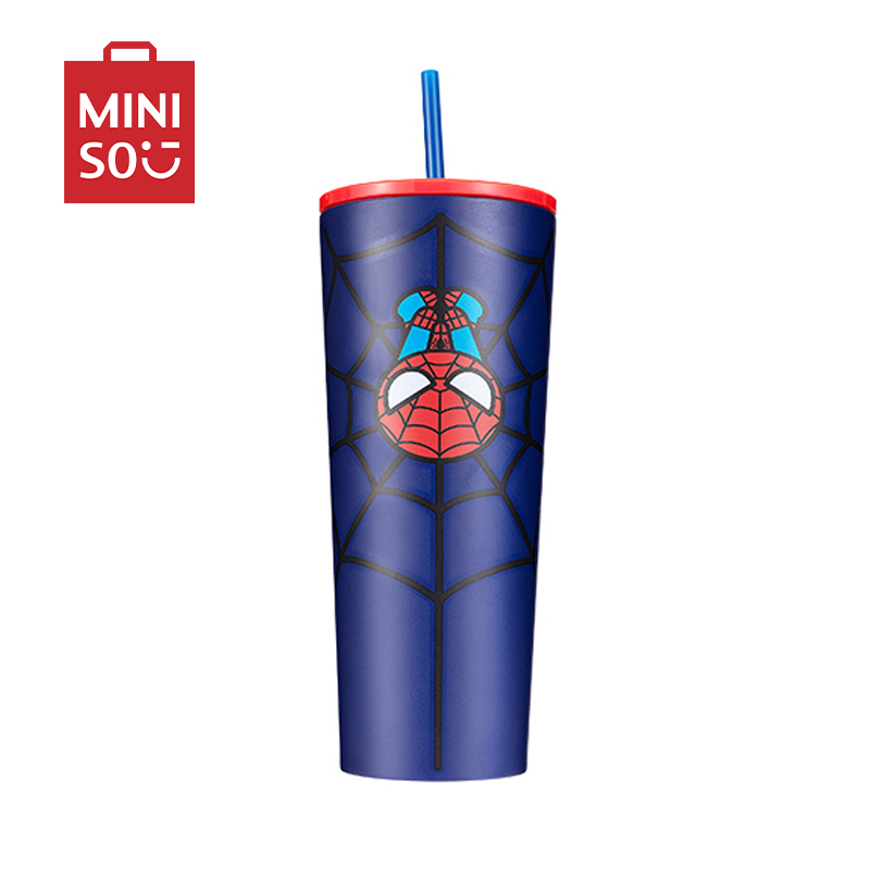 基本信息名创优品miniso漫威卡通系列茶杯子个性潮流学生防摔吸管杯