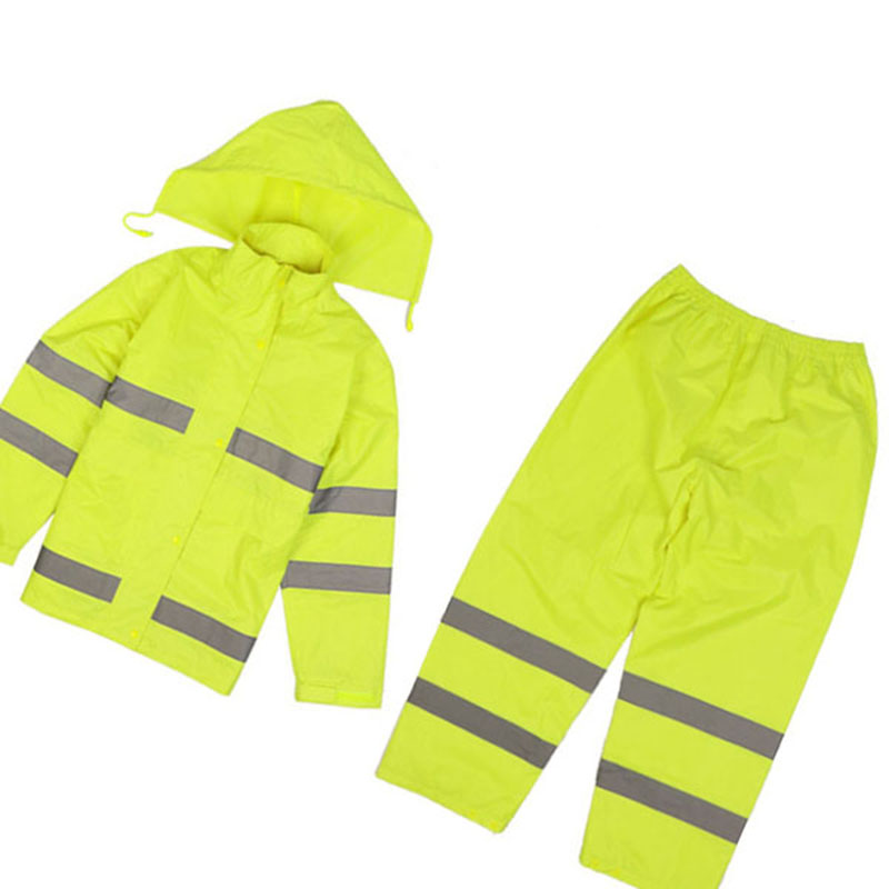 布伦希洪 黄色pvc面料雨衣套装 (单位:套)