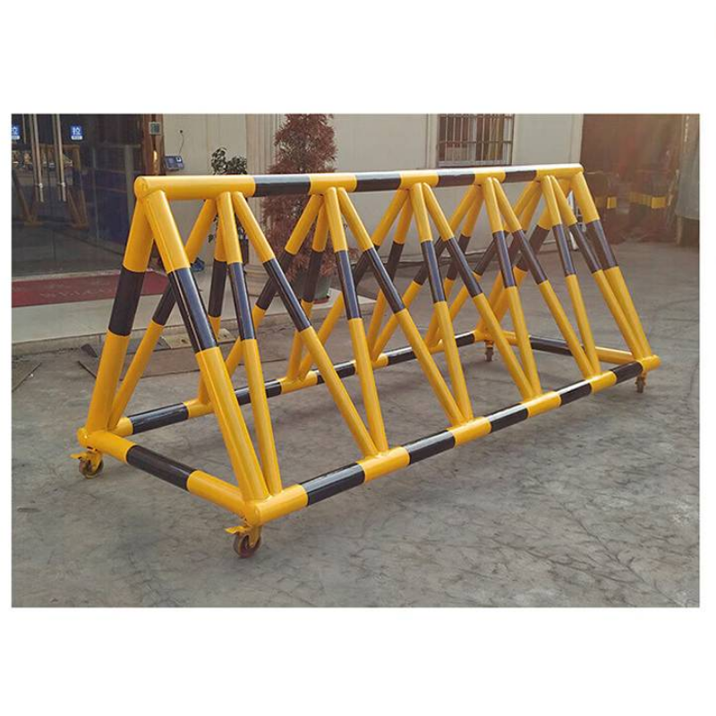 浪伍 拒马移动护栏 76-50管黄黑 /米高清大图