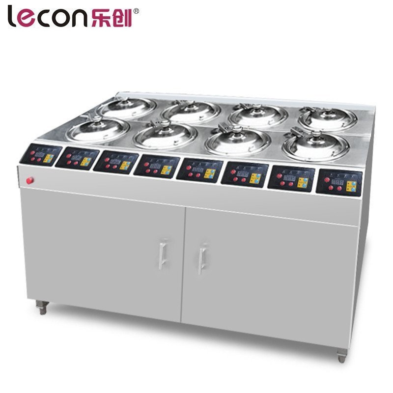 lecon/乐创 煲仔饭机商用全自动煲仔饭炉数码智能电煲仔饭机4头6头8头 煲仔饭机柜式每头900元4头起售220V