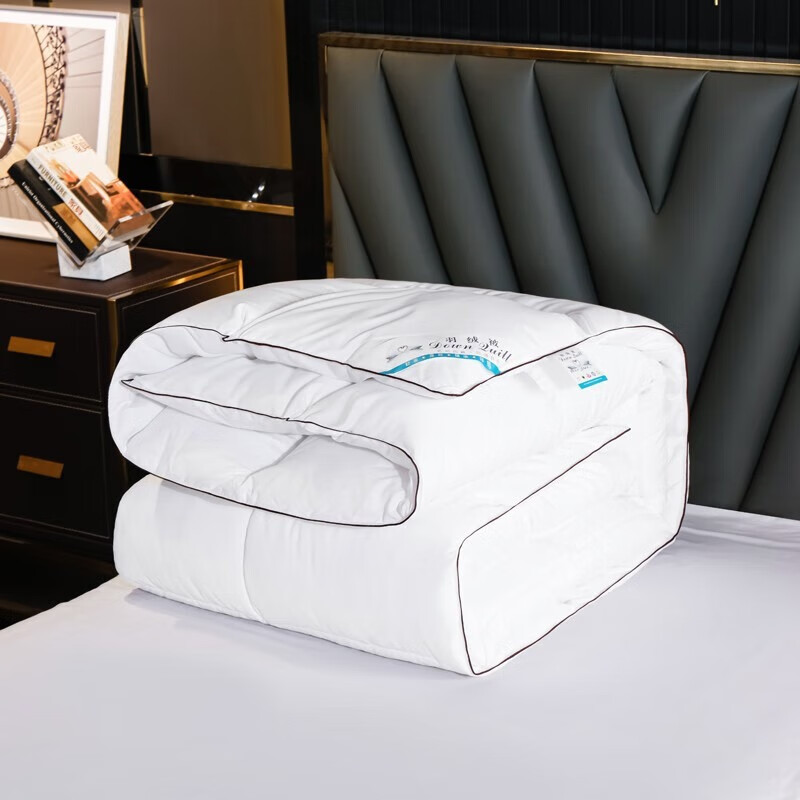 娇好韵 轻奢羽丝绒冬被-暖白 200*230cm高清大图