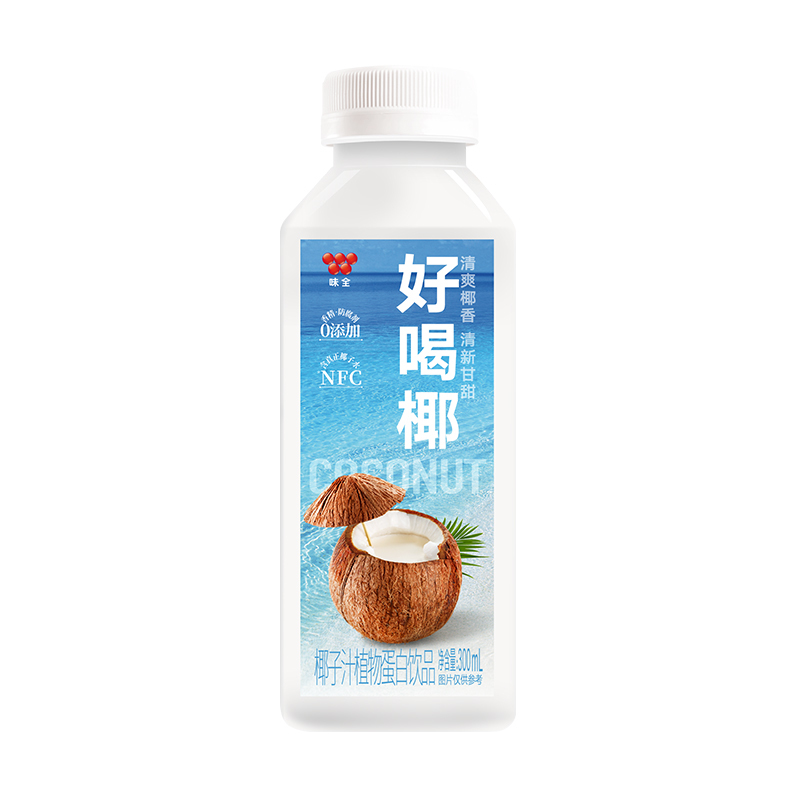 味全好喝椰300mL*10入常温礼盒装 含NFC椰子水 0添加放心喝 清爽椰香清新甘甜 常温保存高清大图