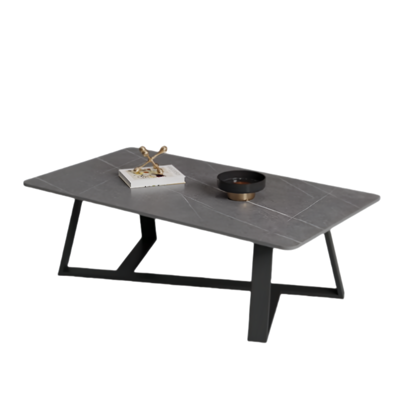 芙首泰岩板茶几1200*600*500mm张高清大图