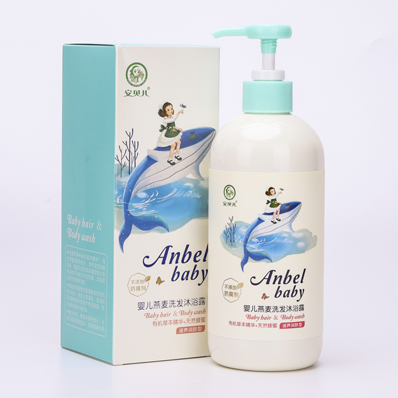 安贝儿婴儿燕麦洗发沐浴露（滋养润肤）300ML