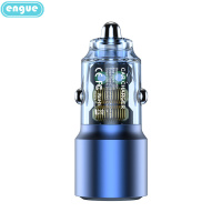 engue恩谷乐途38WA+C 车载充电器 EG-CM09蓝色