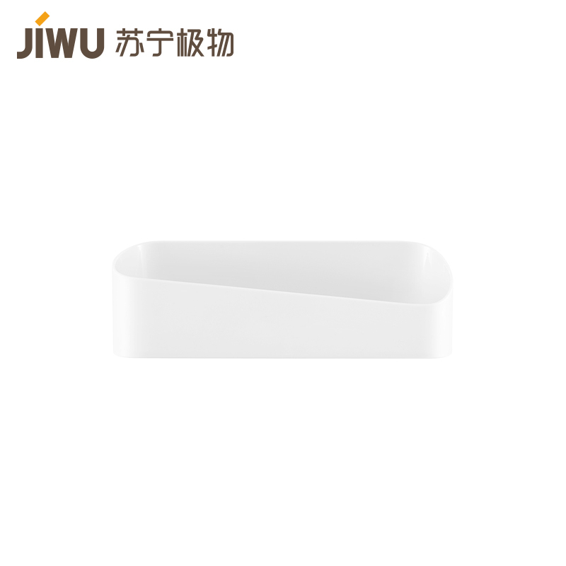 苏宁极物 浴室 吸壁式 26.5cm*10.7cm*8.8cm 几何置物架