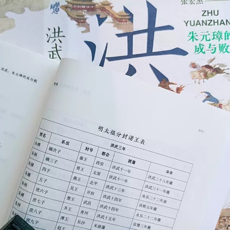 [正版]洪武朱元璋的成与败华章大历史张宏杰著朱元璋传人物研究历史明清史读犀利剖析朱元璋统治的成败得失与深远影响书店书籍高清大图