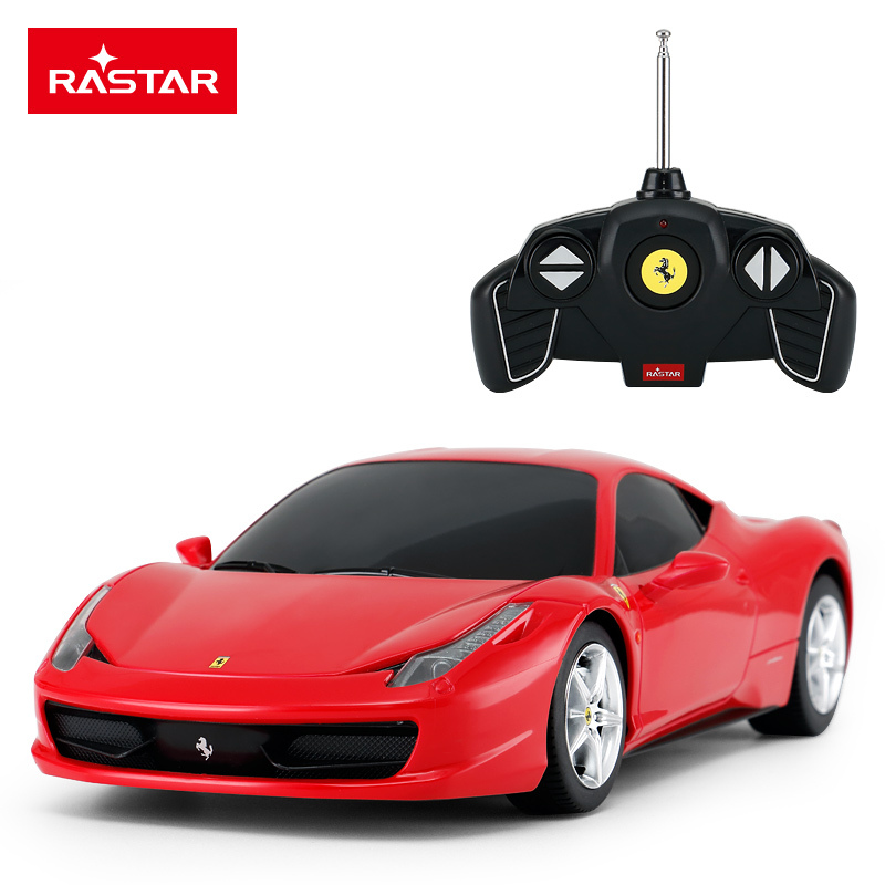 星辉(Rastar)法拉利458动态遥控车1:18 男孩玩具遥控车模型53400红色