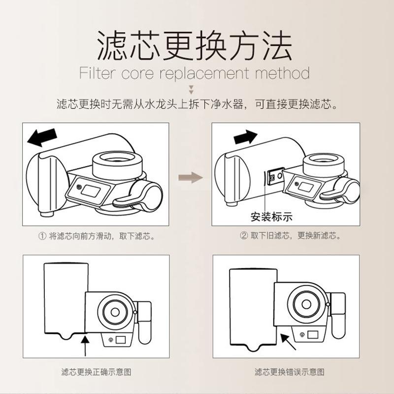 日本三菱 可菱水(CLEANSUI)龙头净水器CB073台上式厨房家用净水龙头过滤器直饮机液晶显示日本原装进口