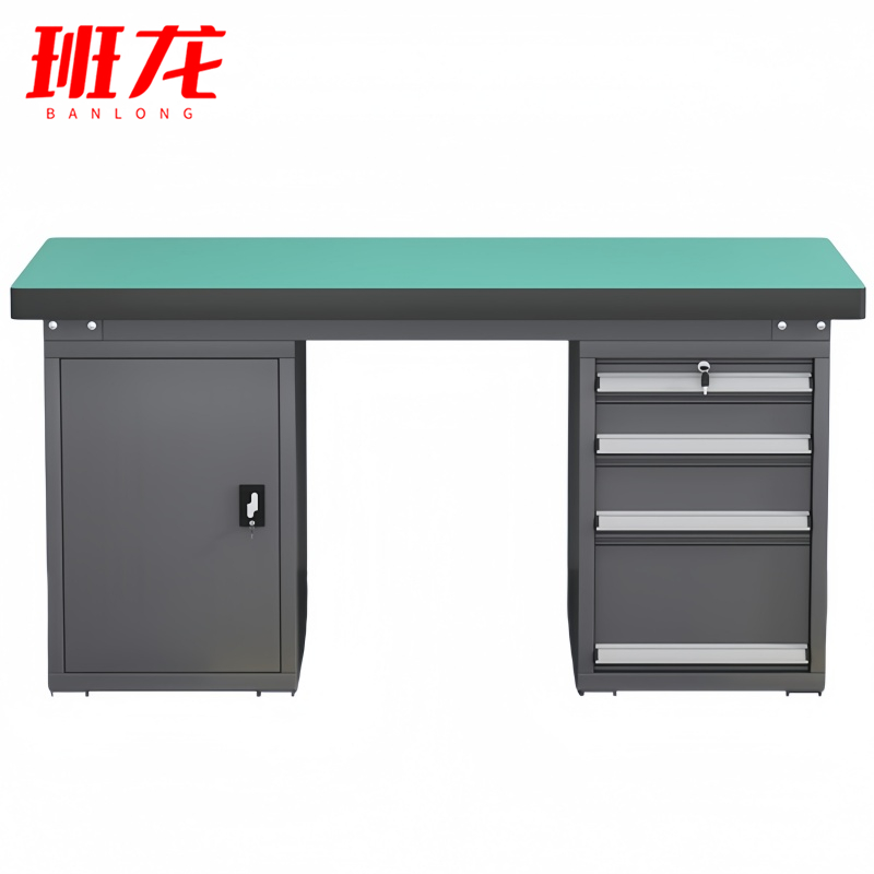 班龙钳工工作台180*75*80cm四抽张高清大图