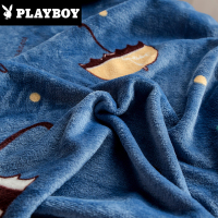 花花公子(PLAYBOY)家纺 法莱绒毛毯秋冬保暖毯子加厚法兰绒单人宿舍学生双人床单绒面盖毯其它1.5/1.8m床上用品