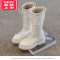 可莉允女童鞋儿童靴子2022年新款长靴春秋款高筒长筒网红单靴公主马丁靴