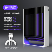 黑骑士灭蚊灯插电款XQN-818电式光触媒电击灭蚊灯家用诱驱蚊器捕蚊灯二合一灭蚊灯
