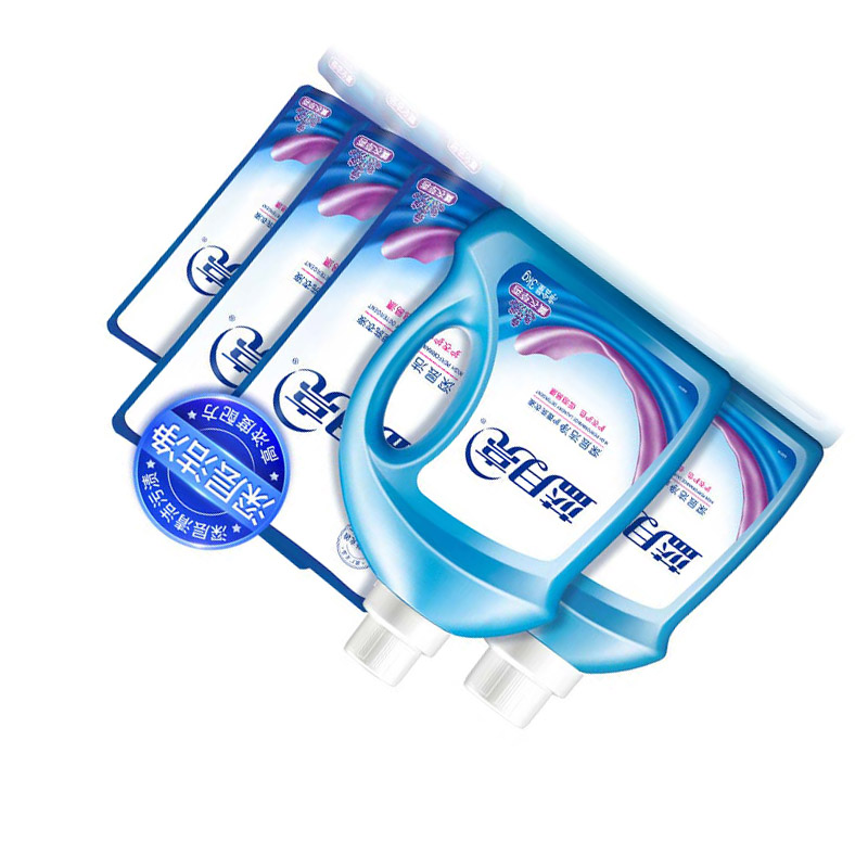 蓝月亮 洗衣液15斤套装 薰衣草3kg瓶+2kg瓶+1kg*2袋+500g袋高清大图