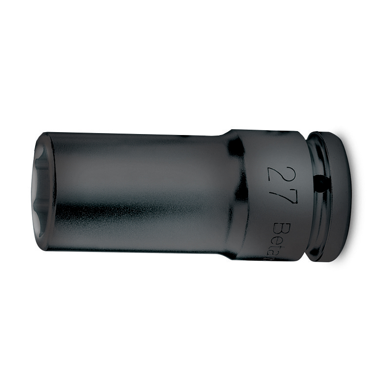 百塔(Beta) 720L 22 公制六角风动长套筒 黑色 85mm