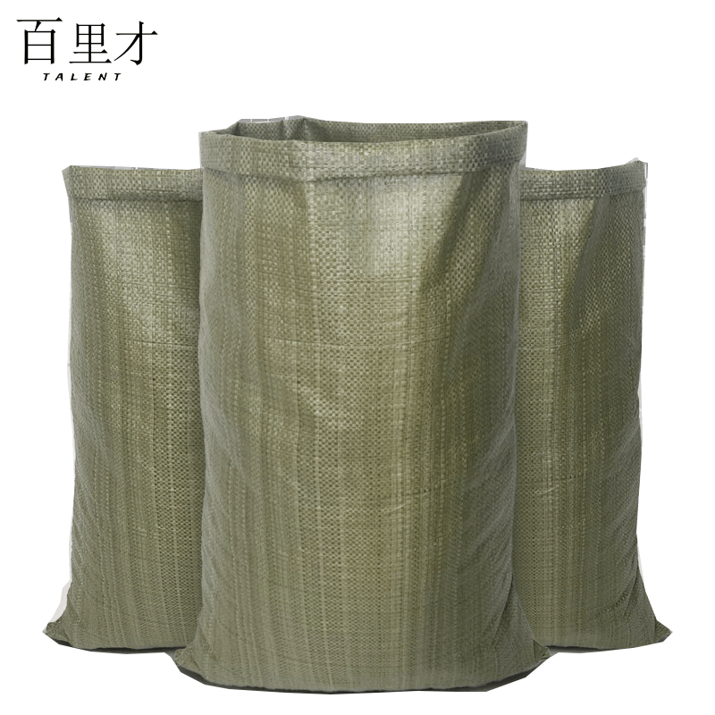 百里才 编织袋 包装袋 灰 50*80cm 条图片