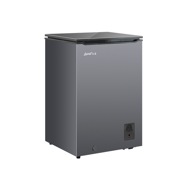 Baixue白雪BD/C-141KHM加油单温冰柜141升钛空灰玻璃面板嵌入隐藏口框高清大图