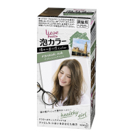 KAO花王Prettia染发剂 日本原装 黑发专用泡沫染发剂英国优雅灰棕染发膏108g