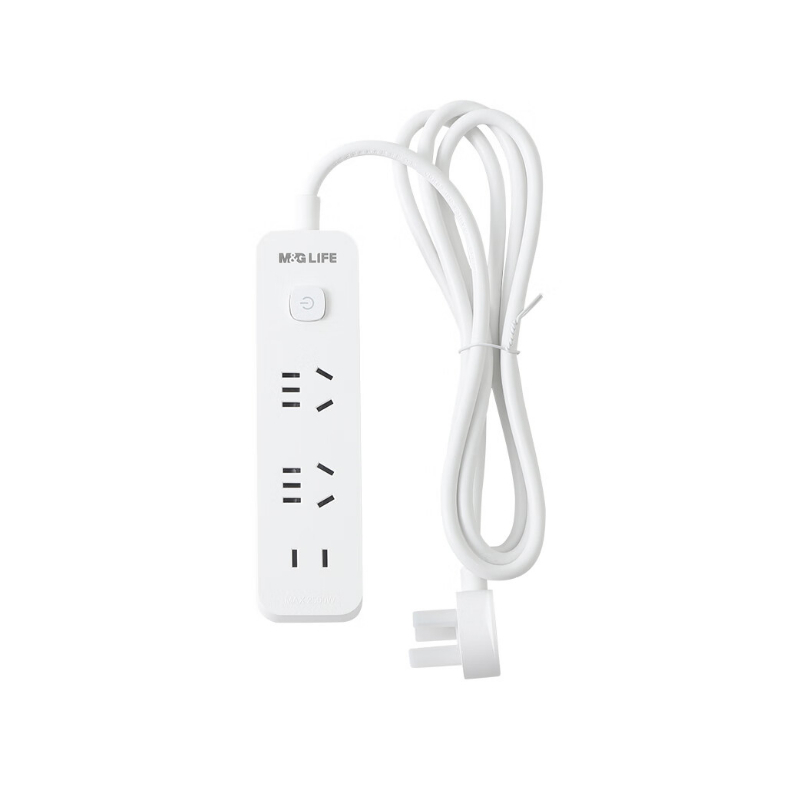 晨光插座3位1.8米延长线操作方便易于安装AEA986D2