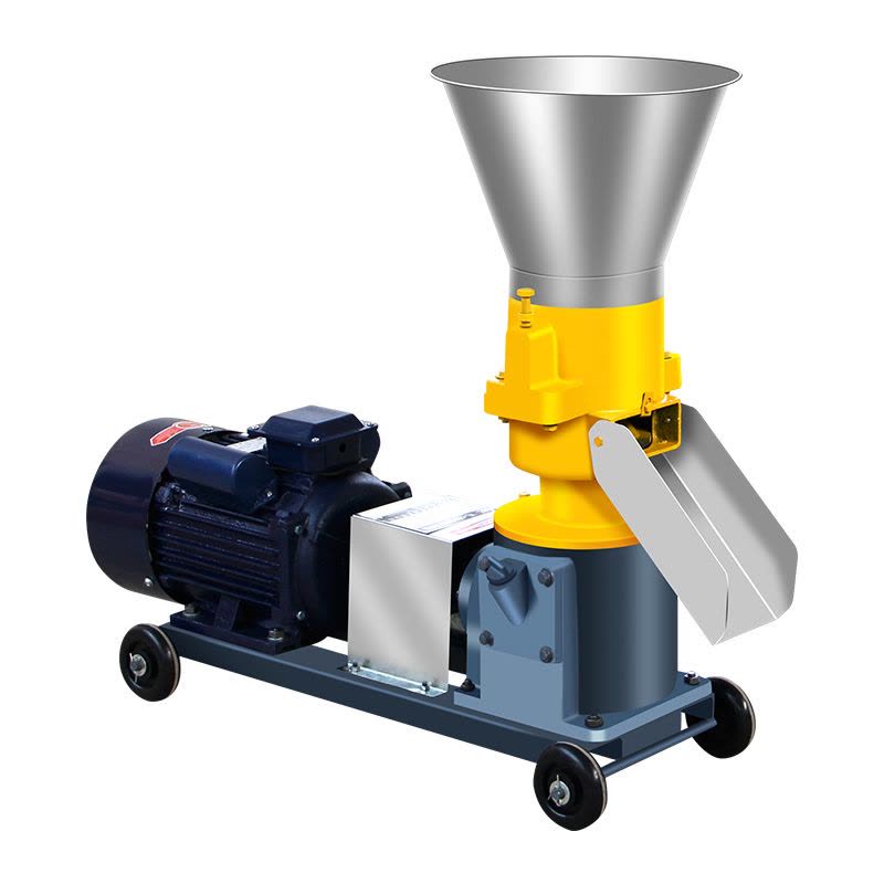 饲料颗粒机小型家用220v鸡鸭鱼鹅龙虾兔牛羊猪养殖设备造粒制粒机图片