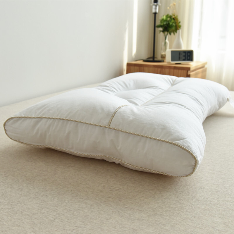 精选聚酯纤维棉枕头全棉大豆纤维枕头芯枕头成人单人学生柔软护颈枕芯