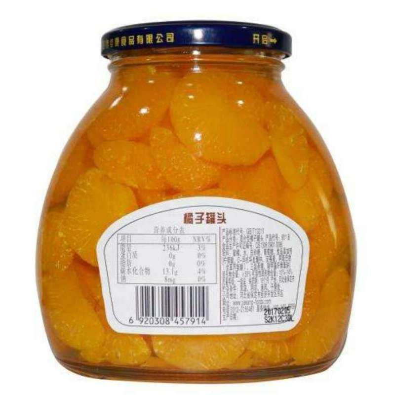 芝麻官700g橘子罐头