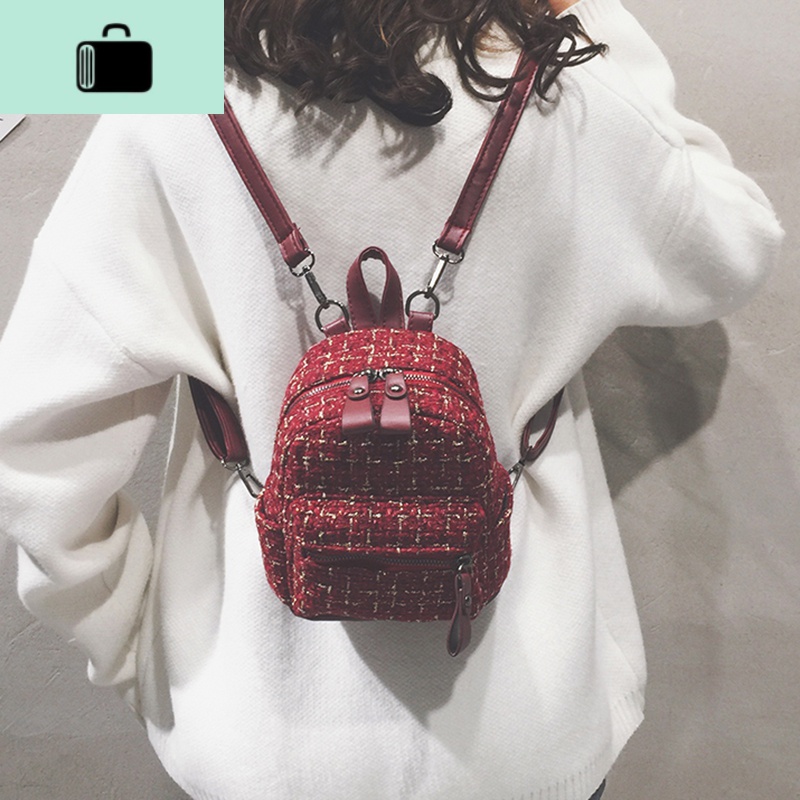 2020新款韩版ins超火的双肩包女小书包chic旅行迷你女士背包小包NEWLAKE高清大图