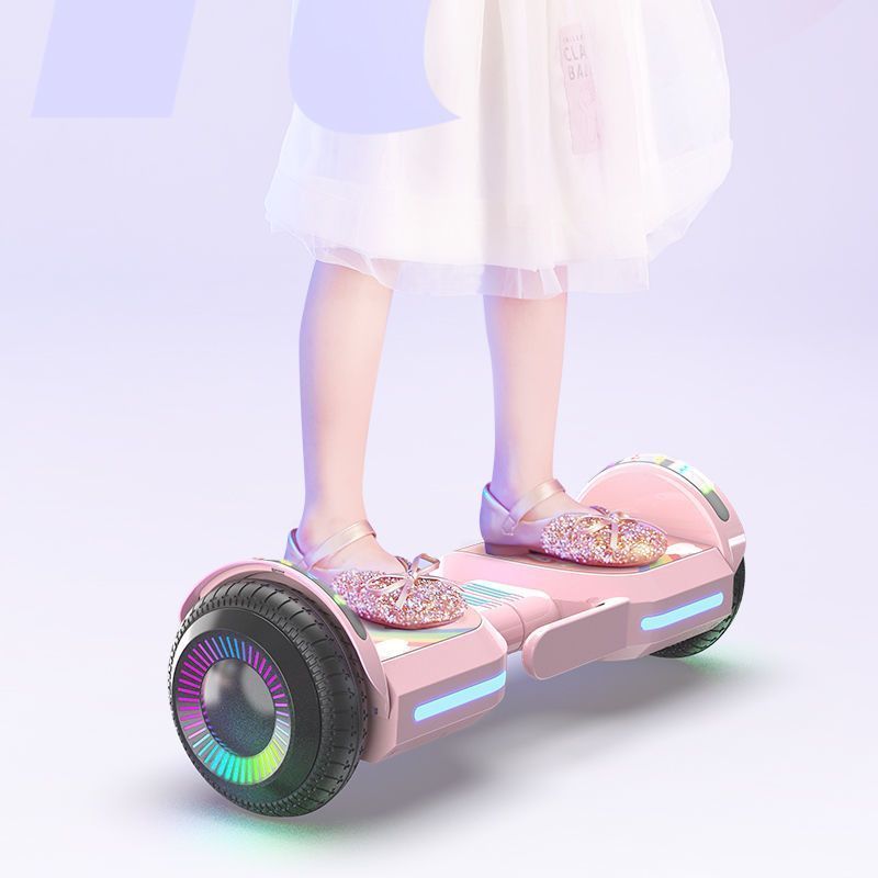 智能电动平衡车双轮小学生儿童女成人便宜代步车升级版粉色