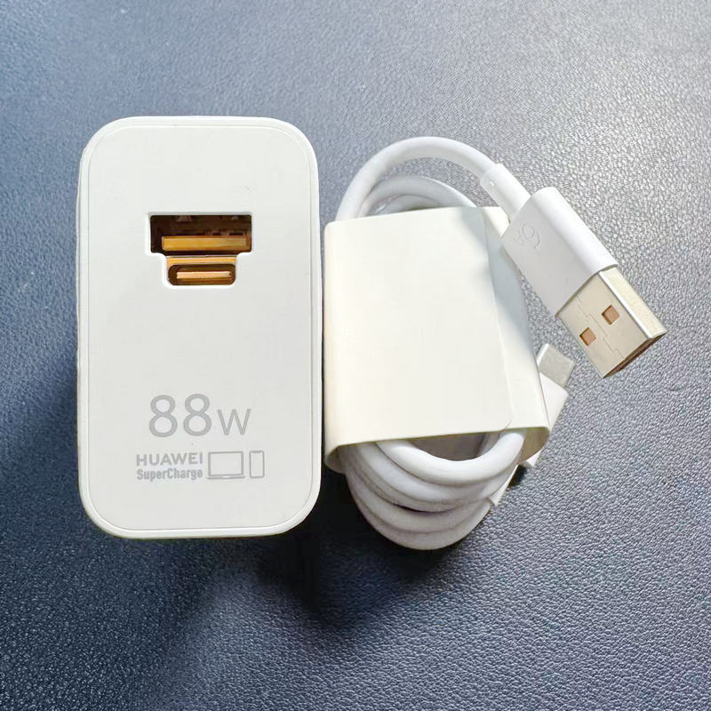 [99新]华为Mate60Pro原装充电器88W双口+数据线一套 拆机原装配件 适用于MATE60系列手机充电 超级快充高清大图
