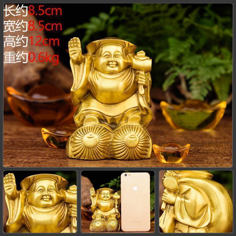 美帮汇大黑天佛像 藏传密宗铜招手像财富之神家居摆件高清大图