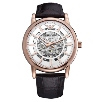 阿玛尼(emporio armani)ar1983手表 男士机械表 时尚全自动机械表镂空