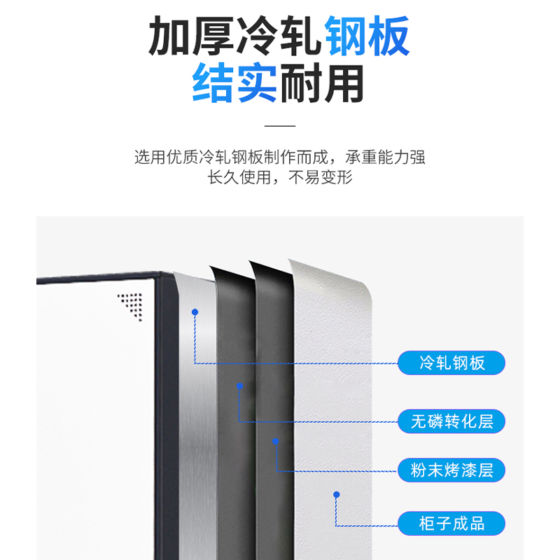 美美光明 钢制九门套色更衣柜 MM-BG460 台高清大图