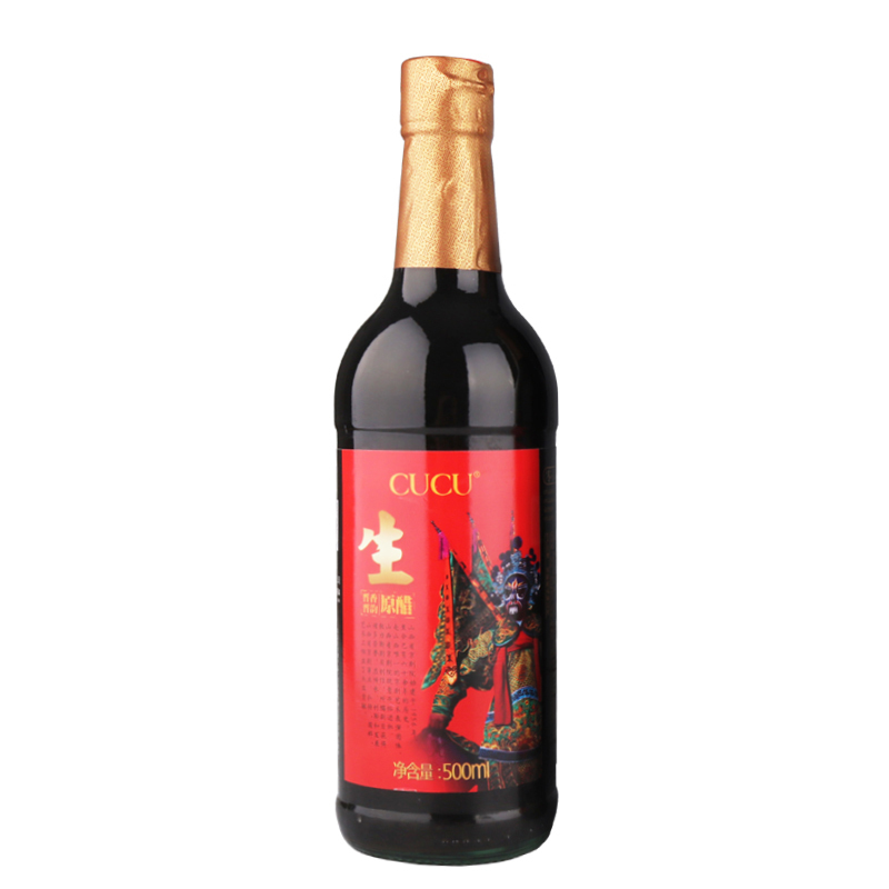 CUCU 醋 晋香晋韵红色礼盒500ml*4 山西陈醋 6度陈酿