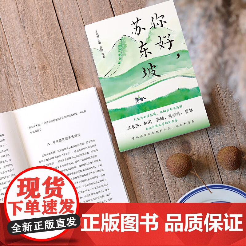 你好苏东坡 王水照朱刚蒋勋莫砺锋崔铭五位古典文学研究大家带你感受苏东坡的人生 风骨和境界 诗词人生 磨铁图书高清大图