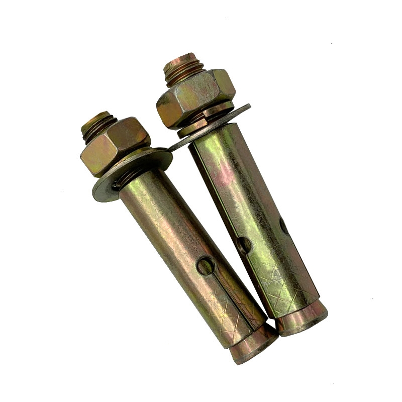 铁彩锌膨胀螺丝外膨胀螺栓阿斯卡利螺丝钉m6m8m10m12m147080