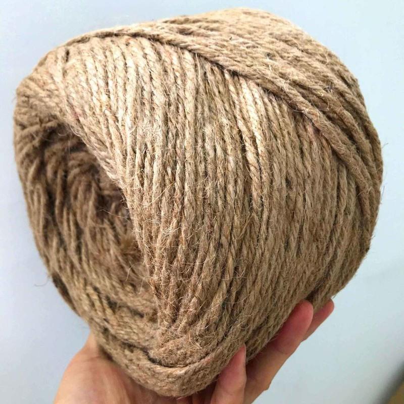 防晒耐磨麻绳绳子麻线绳捆绑绳植物纤维绳户外园艺缠绕绑扎袋子绳3