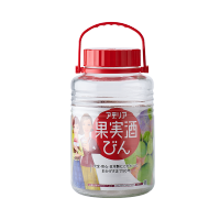 [玻璃王]日本进口石塚硝子无铅玻璃罐果酒瓶储存罐酵素桶腌制瓶
