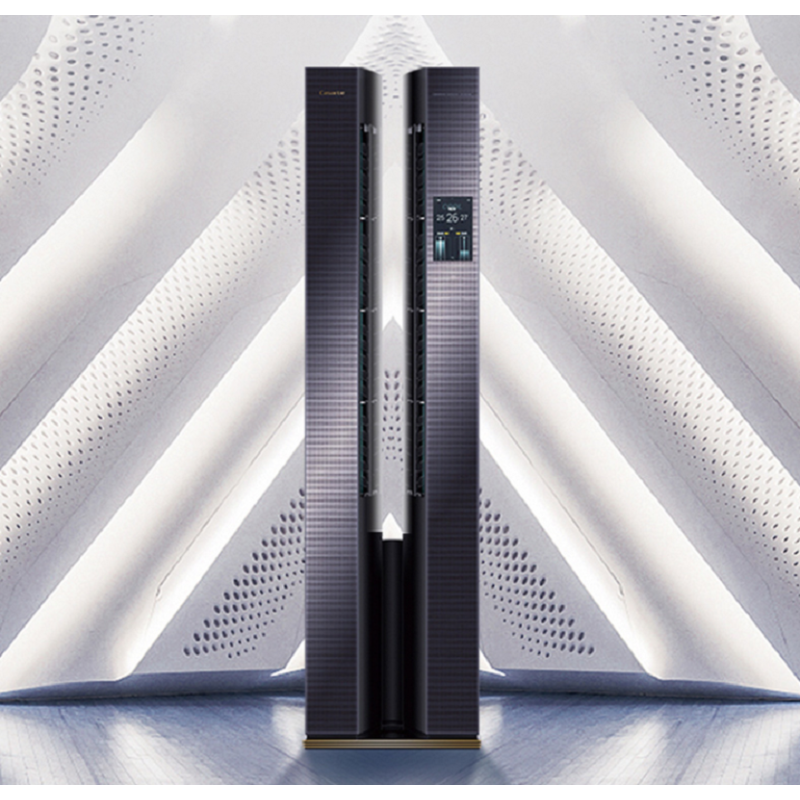 卡萨帝柜机cap725wbaa1u1套机立式变频空调大3匹晶钻紫