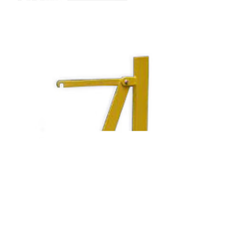 安赛瑞 11701 金属移动式伸缩隔离栏哦(黄/黑)钢制伸缩围栏 (单位:套)
