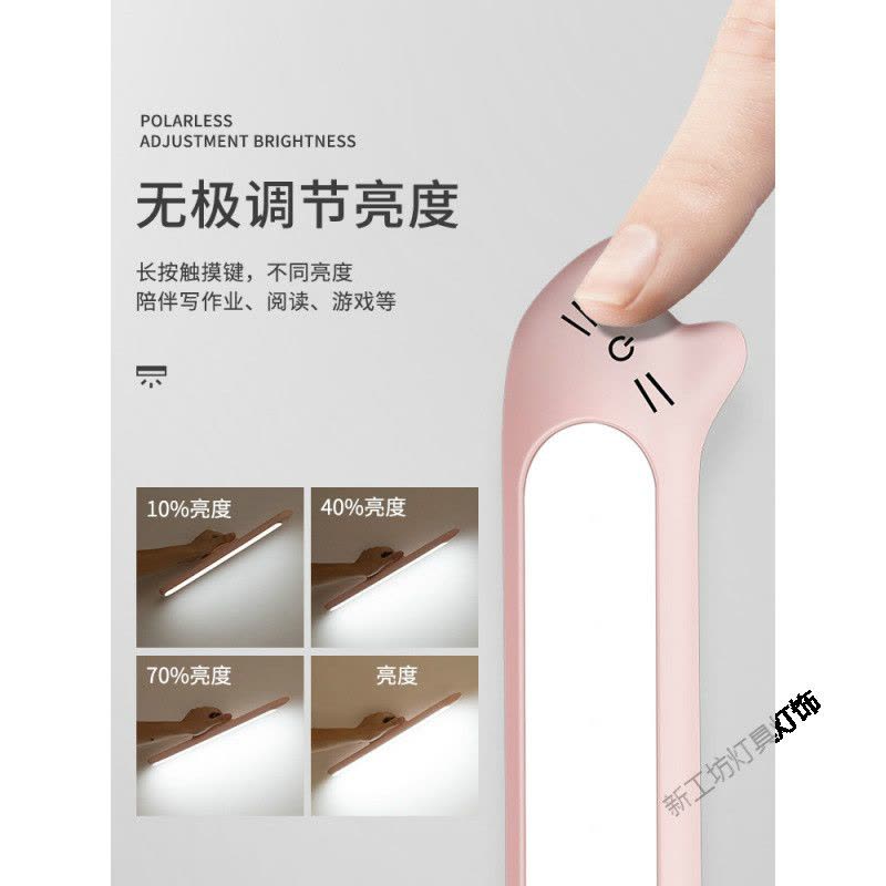 苏宁放心购 酷毙台灯护眼书桌大学生宿舍床头阅读悬挂式灯管LED长条壁灯粘贴图片