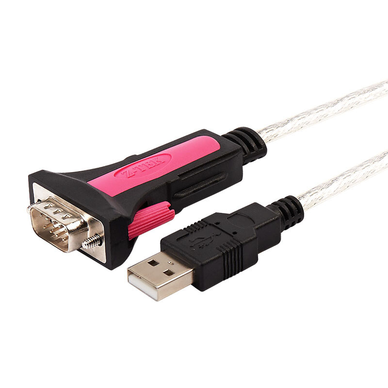 USB转串口线 工业级USB转RS232串口线 USB2.0 to DB9针公头,5米(一根装)
