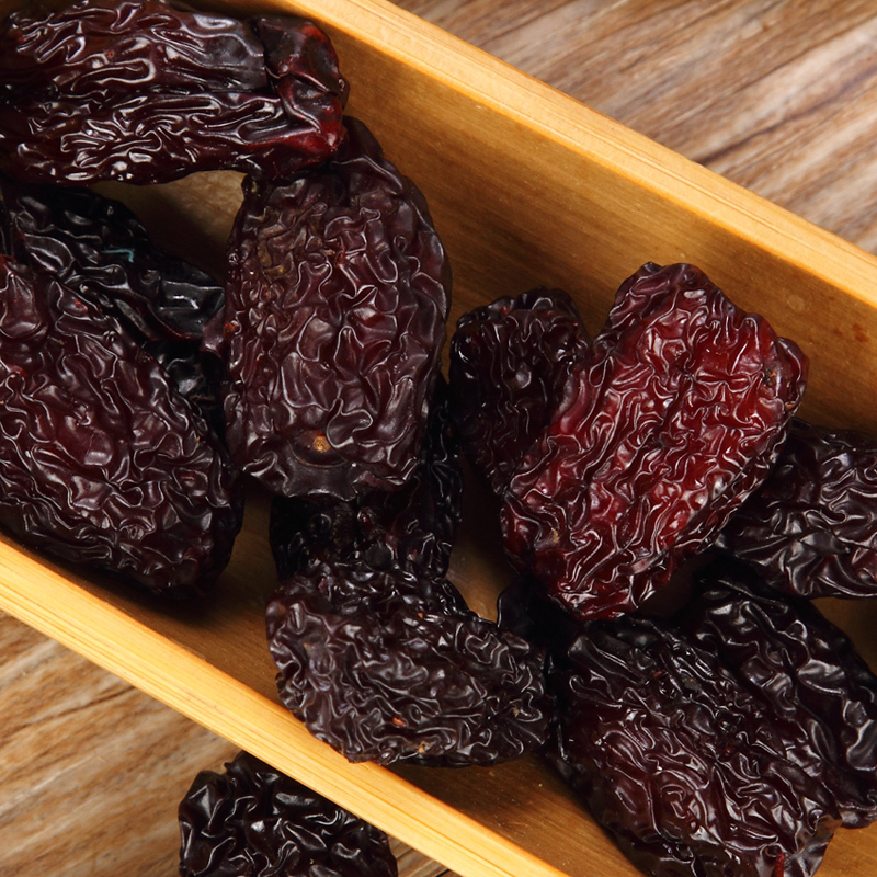 黑枣 黑枣大乌枣 黑枣新疆乌枣黑枣新鲜大黑枣紫晶枣 新疆黑枣 500g