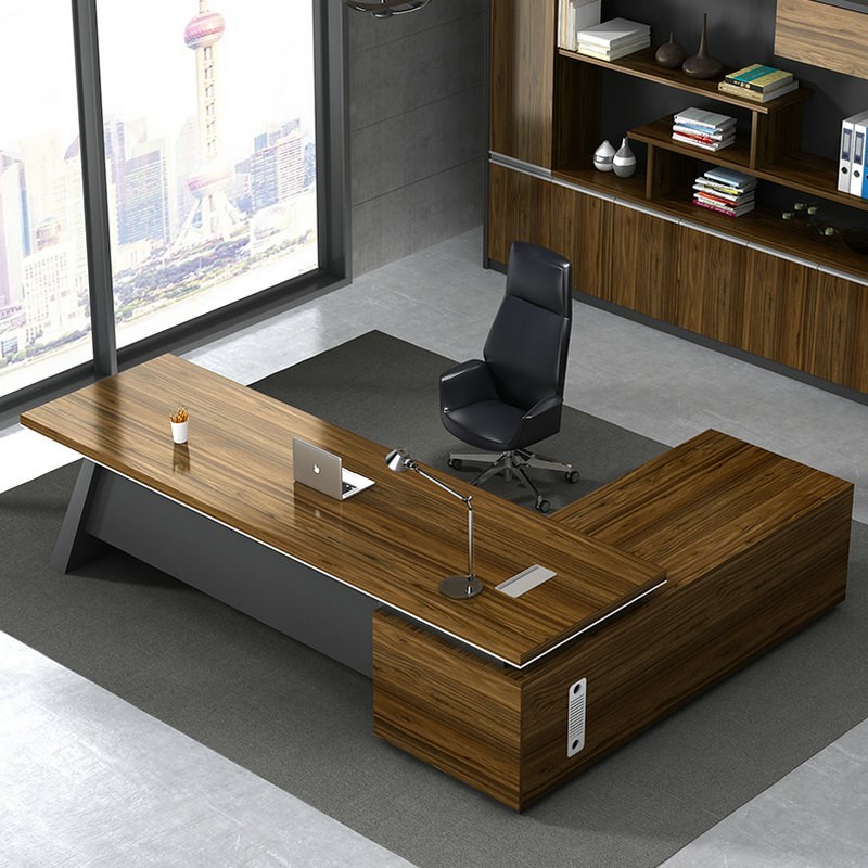逐鹿中原办公桌老板桌总裁桌单人经理桌大气老总大班台fd-352办公室
