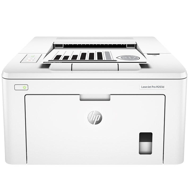 惠普HP LASERJET PRO M203D A4黑白激光打印机 自动双面打印机家用学生打印机