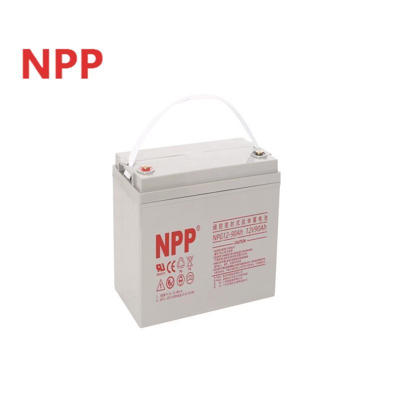 NPP蓄电池NPG12-90Ah 12V90Ah高清大图