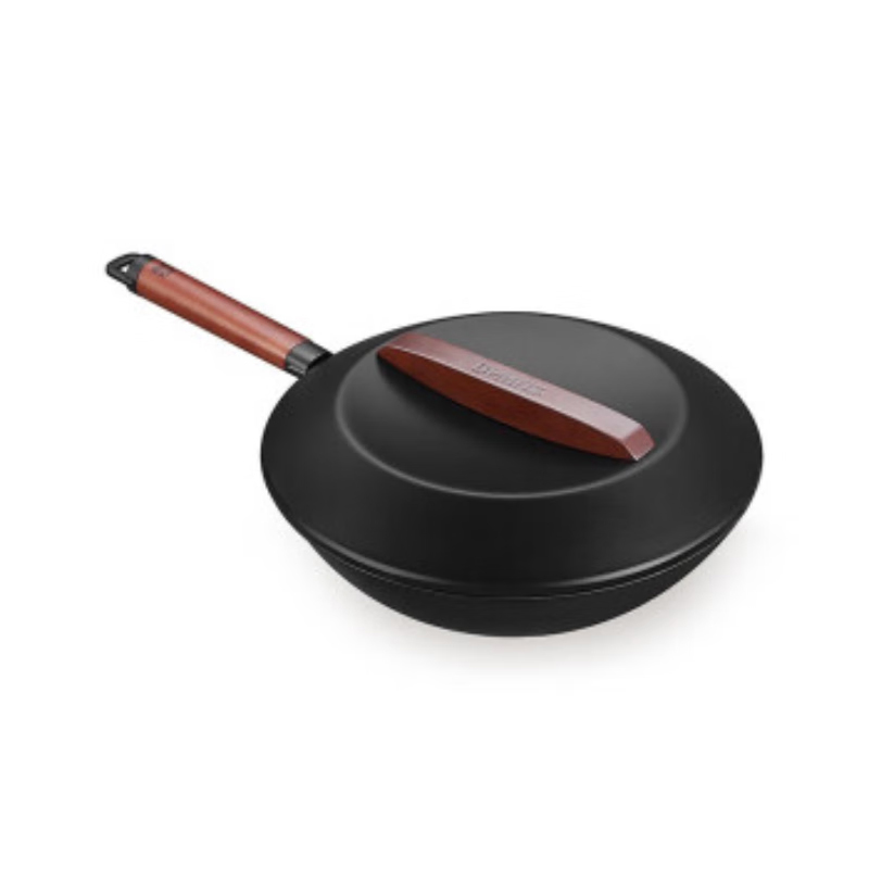 三禾锅具32cm0涂层极热纯铁CTS3200-1高清大图