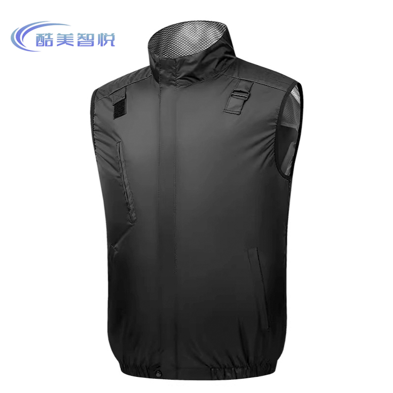 酷美智悦 空调服马甲黑色M-4XL KM-LB233 件高清大图